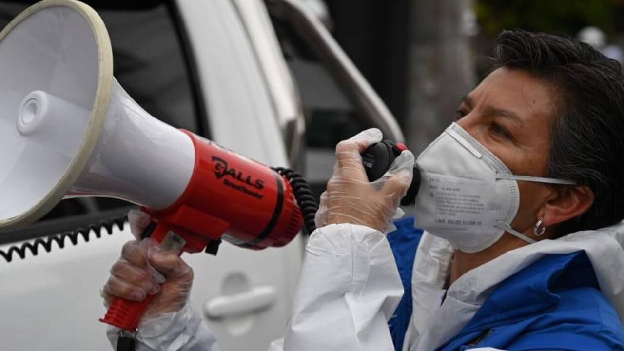 Claudia López en la localidad de Kennedy.