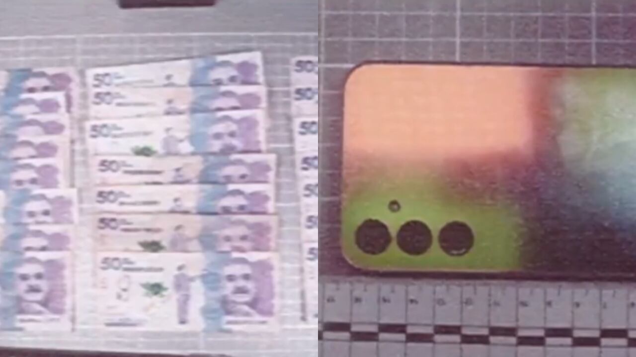 Estos eran los elementos que estaban en poder de la mujer.