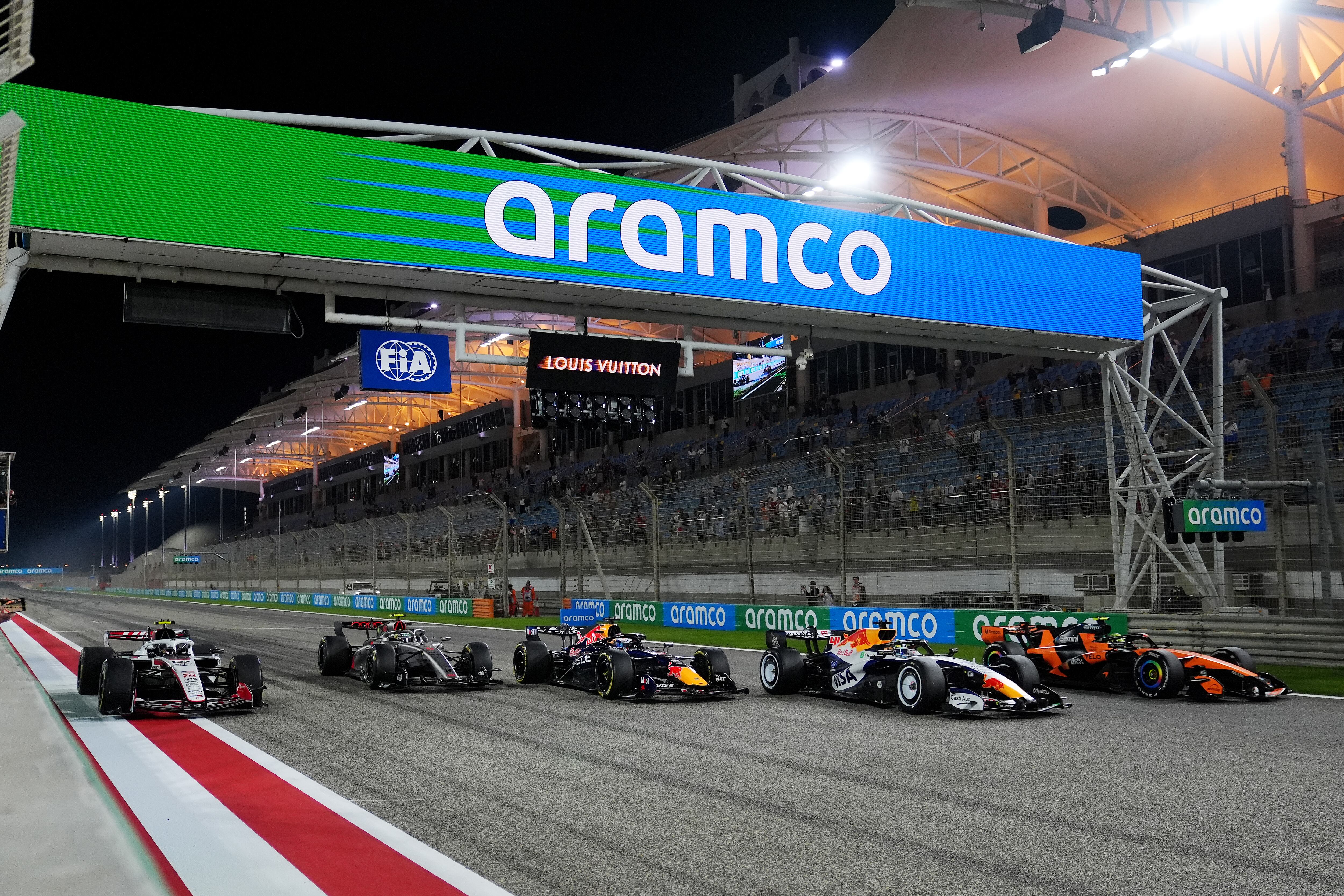 Salida del GP de Baréin de Fórmula 1