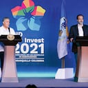 La inauguración oficial de la asamblea del Banco Interamericano de Desarrollo (BID) en Barranquilla estuvo a cargo del presidente colombiano Iván Duque y del presidente del BID, Mauricio Claver-Carone.