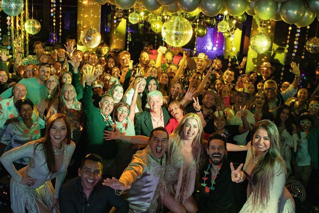Cristina Hurtado compartió con su familia y amigos en una gran fiesta