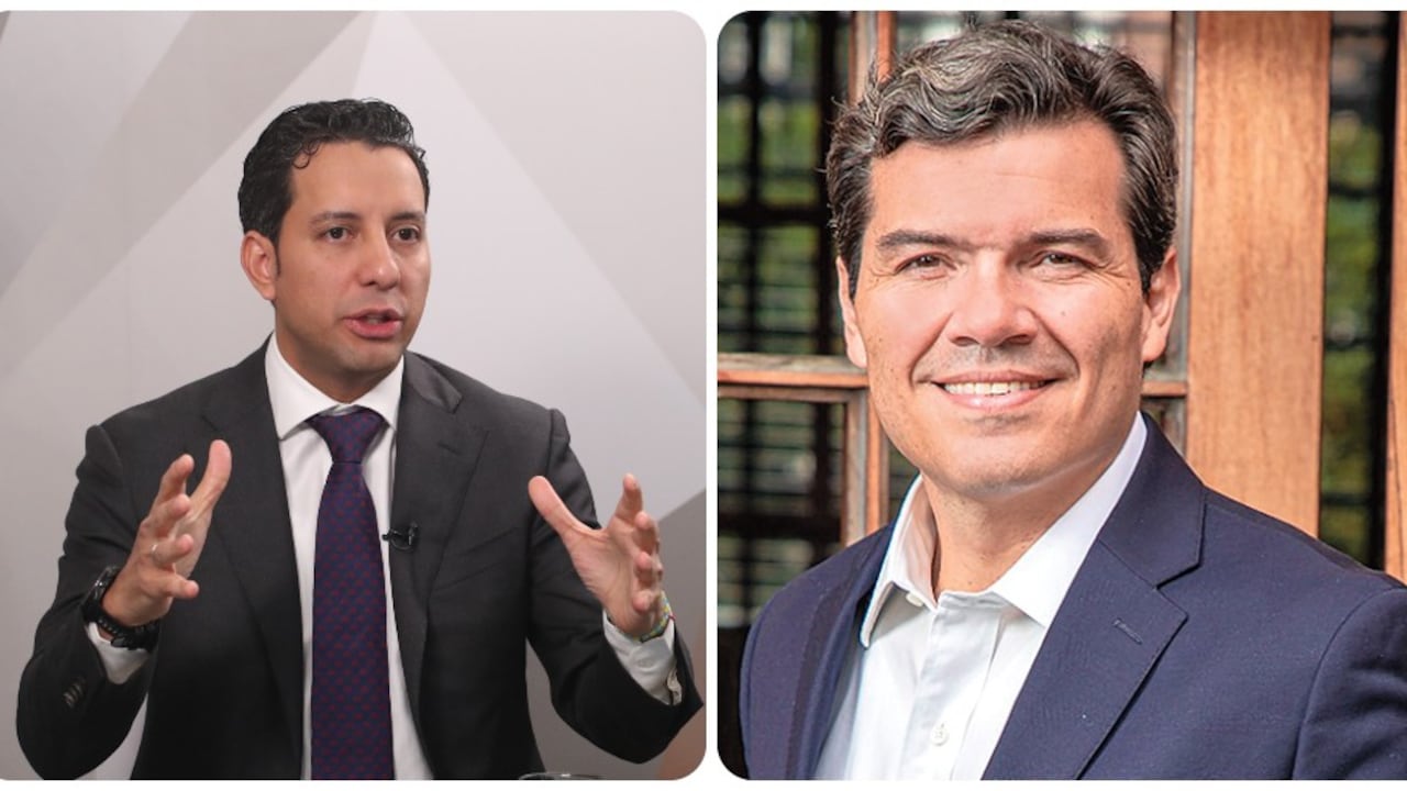 Julián López, presidente de la Cámara, y Mauricio Pava, abogado.