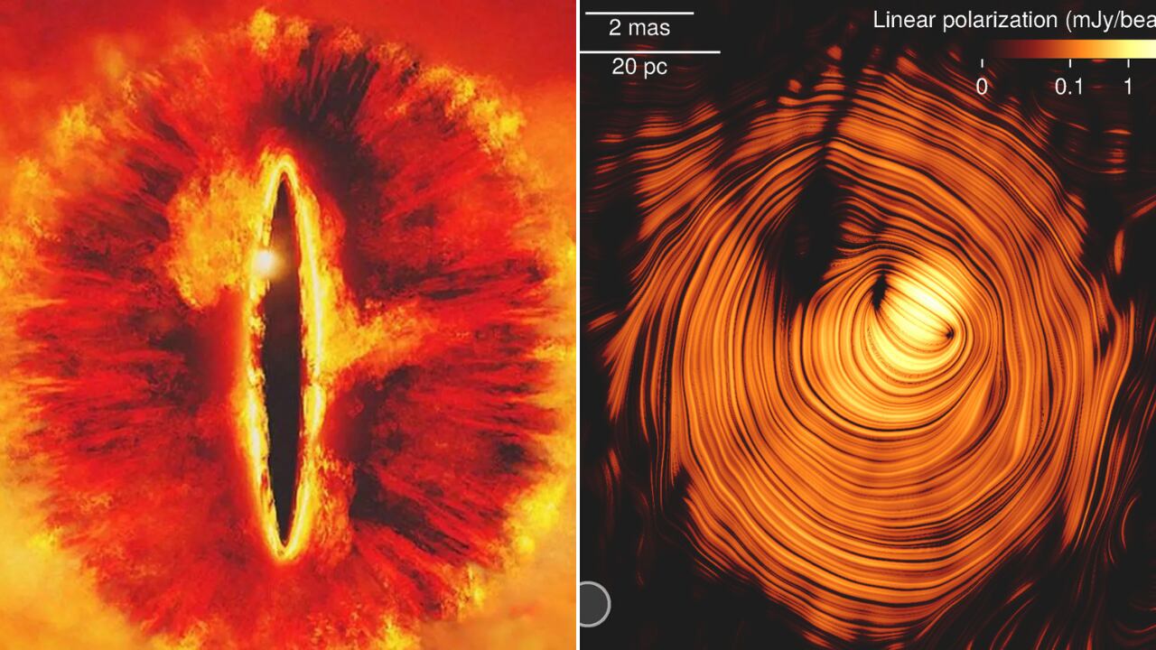 Un hallazgo astronómico revela un objeto cósmico apodado “Ojo de Sauron” por su aspecto y energía descomunal.