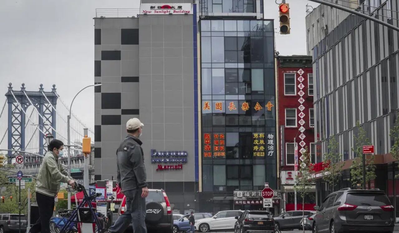 Las autoridades de Estados Unidos informaron que en este edificio la policía de China tenía una oficina clandestina