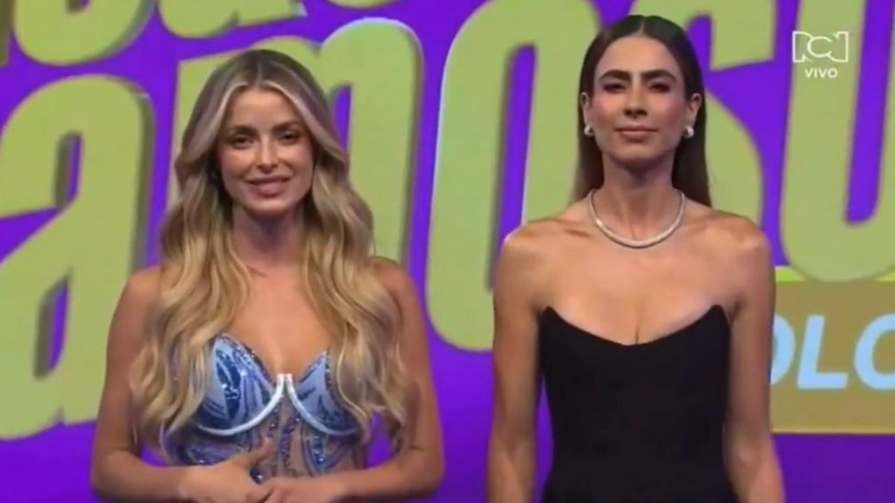 Cristina Hurtado y Carla Giraldo en La casa de los famosos