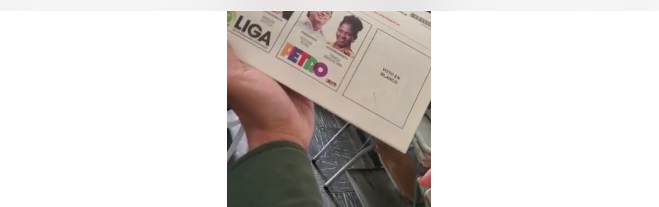 En Cali denuncian entrega de tarjetones marcados en mesas de votación