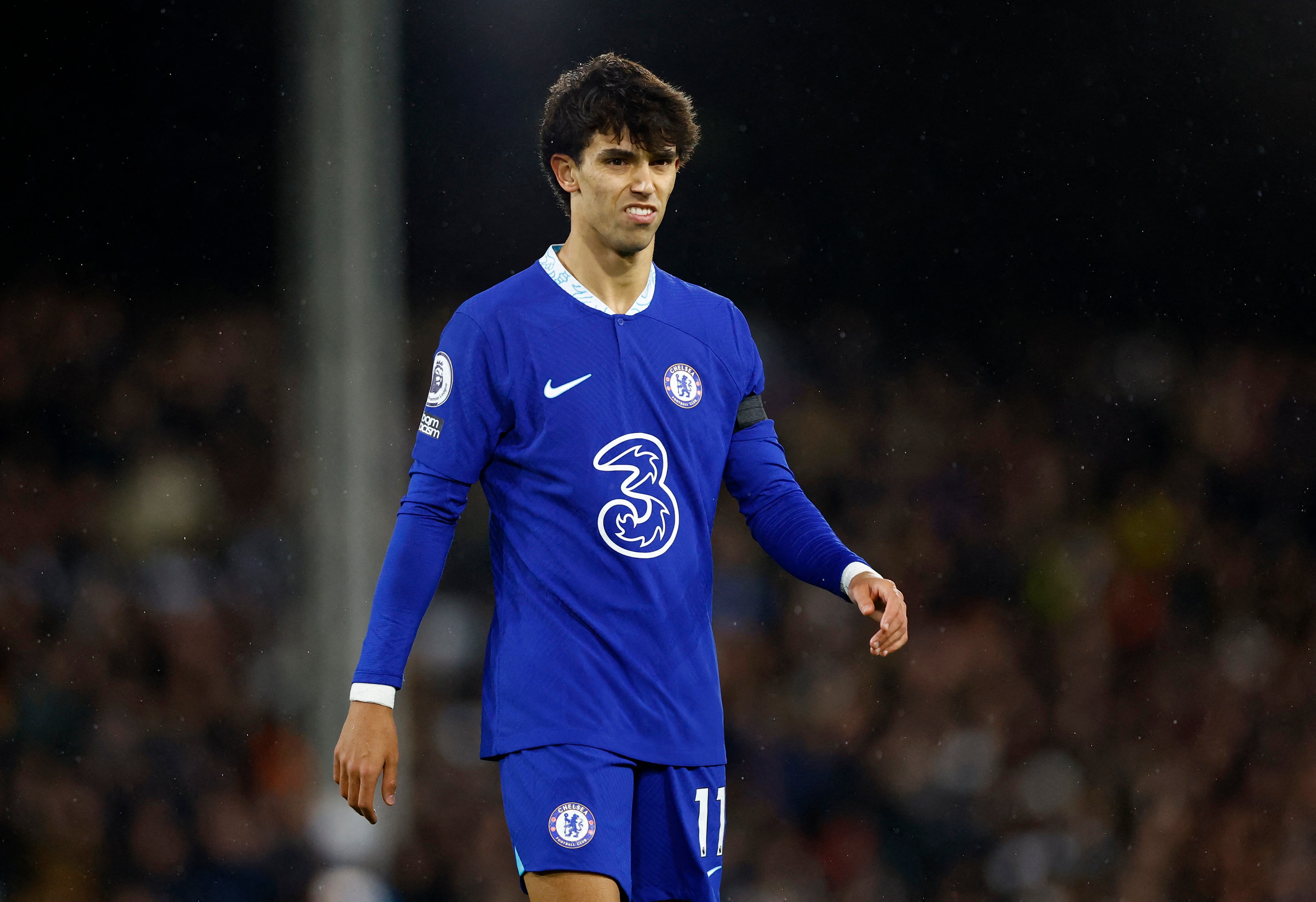 Soccer Football - Premier League - Fulham v Chelsea - Craven Cottage, London, Britain - January 12, 2023 Chelsea's Joao Felix during the match Action Images via Reuters/Peter Cziborra