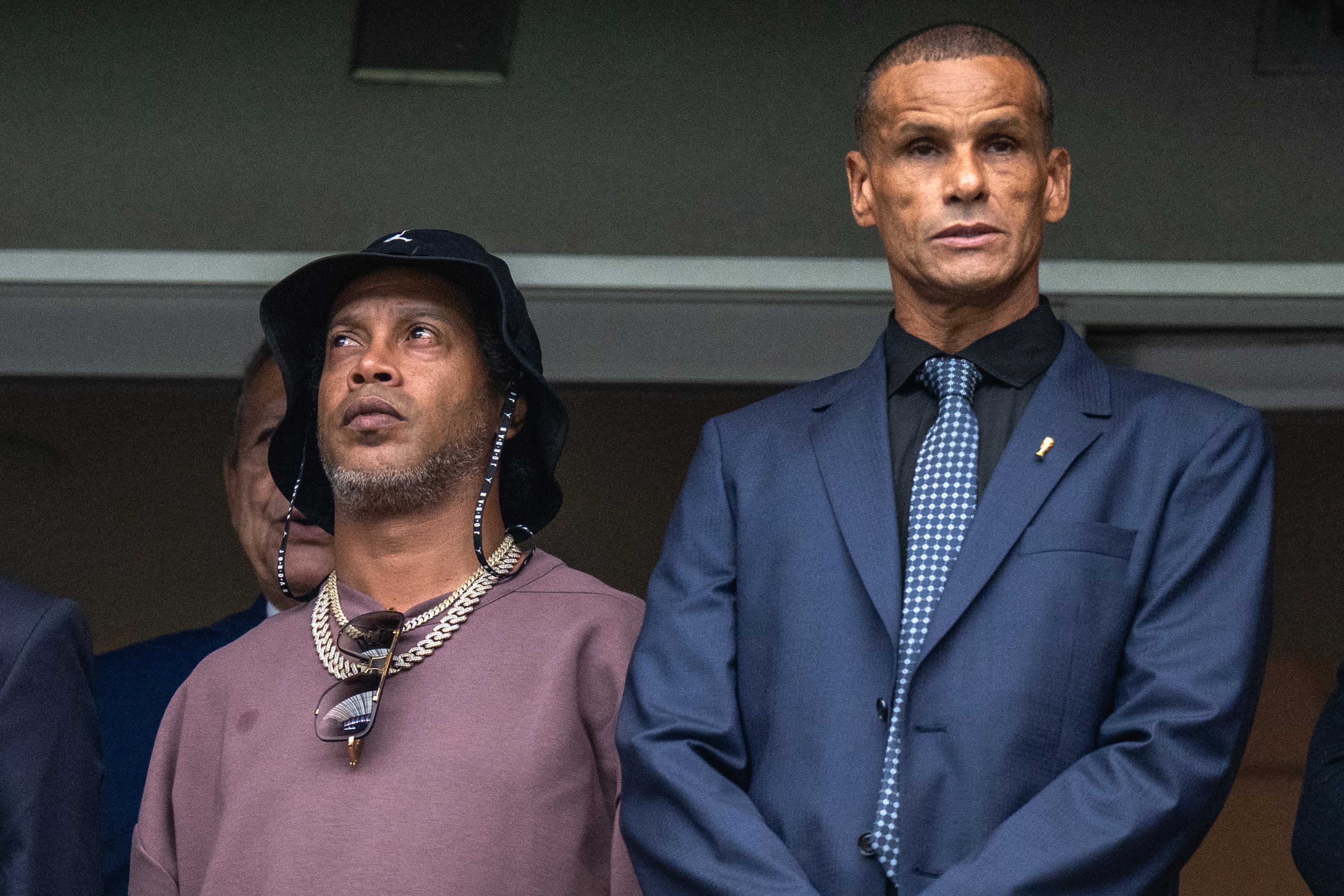 Rivaldo con Ronaldinho en el Mundial 2026
