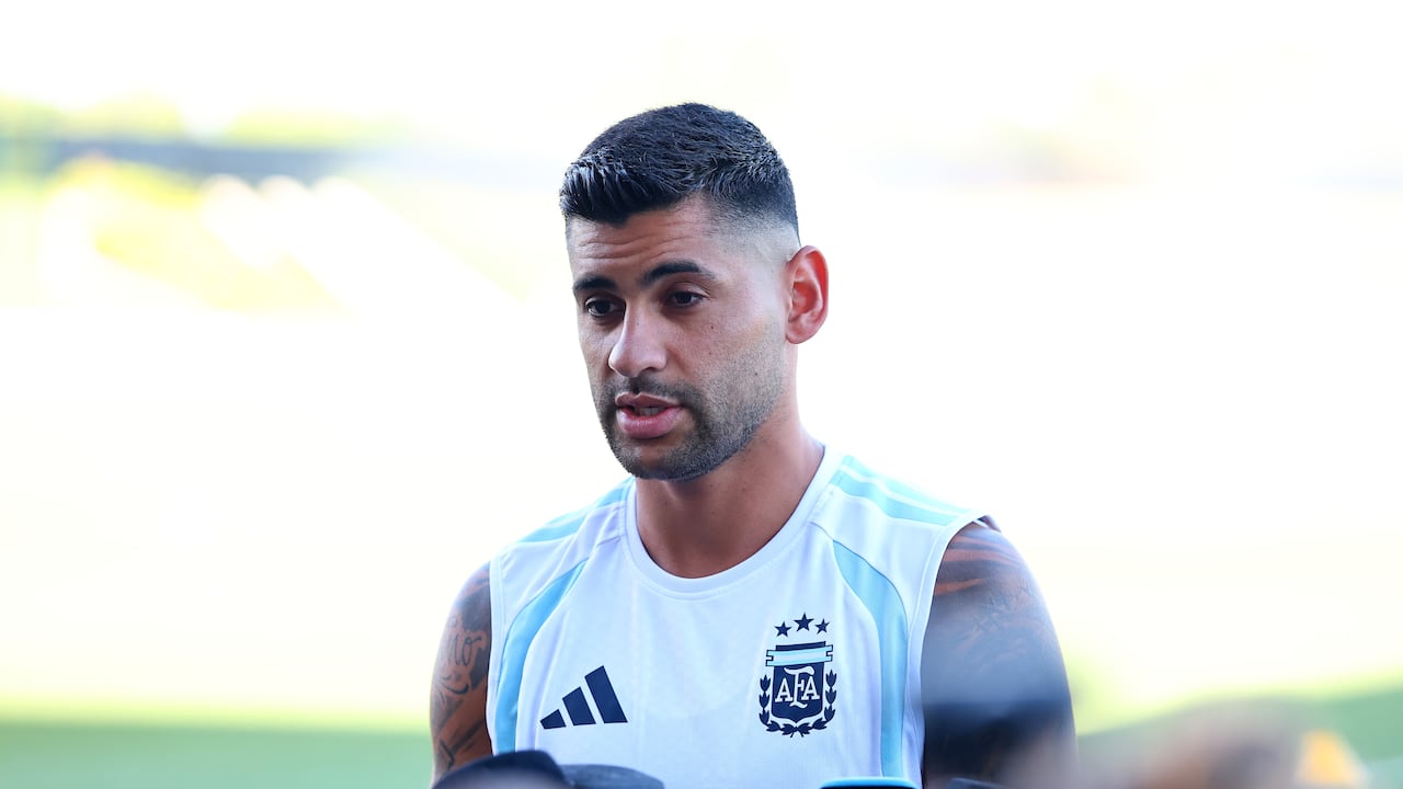 Cristian Romero, defensor titular de la selección de Argentina.