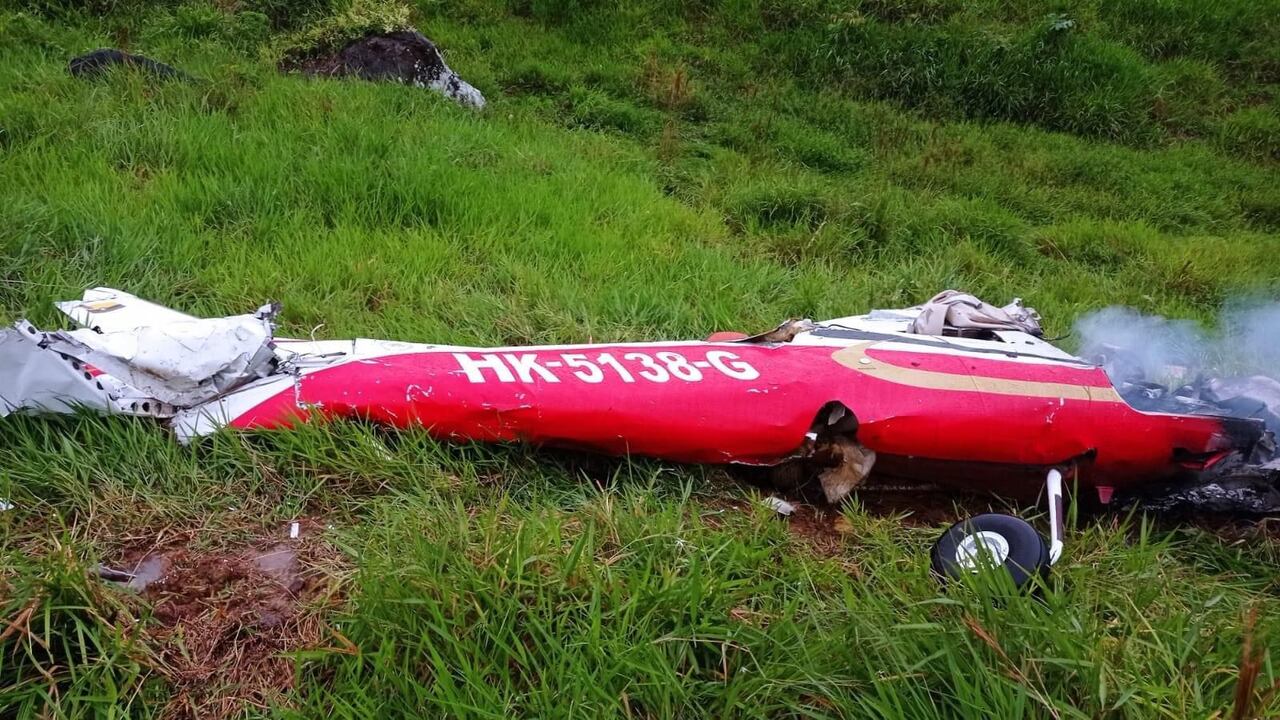 Avioneta accidentada Cessna T210N