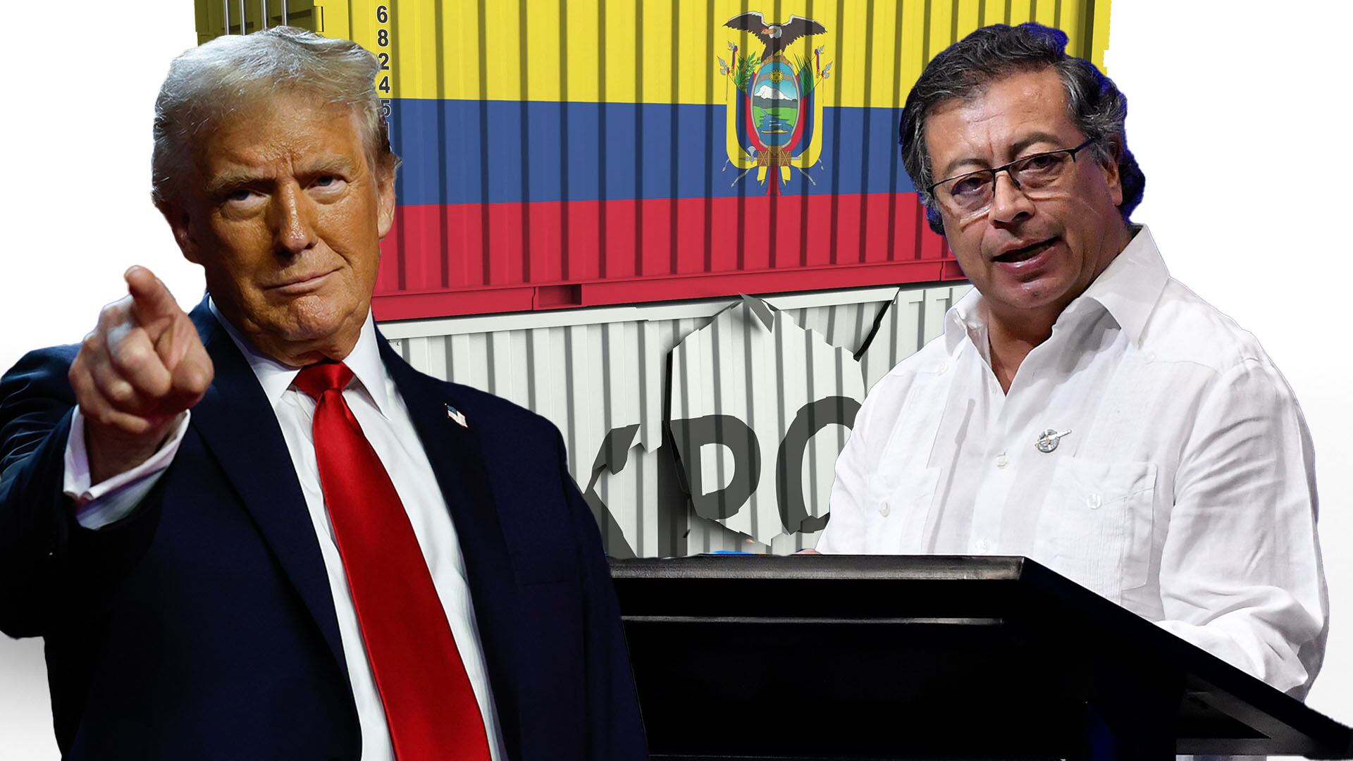 Donald Trump Gustavo Petro Aranceles
