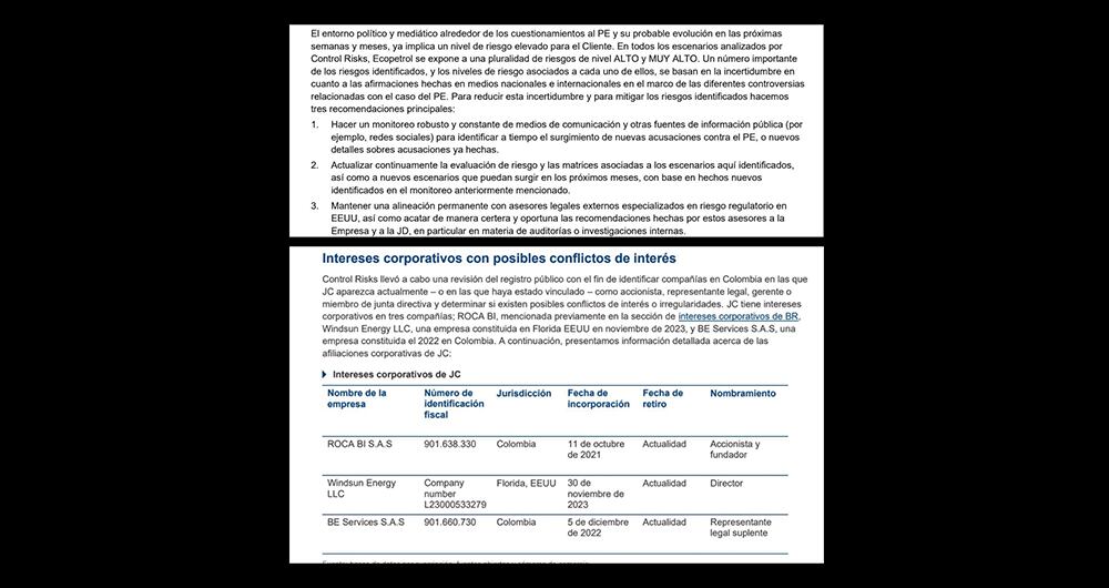 Informe conocido por SEMANA.