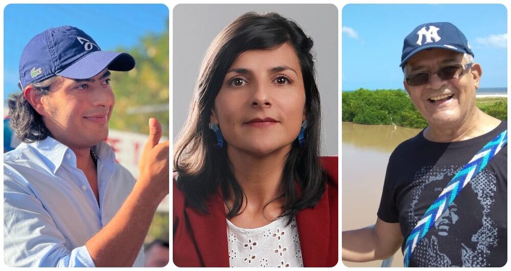 Nicolás Petro, Irene Vélez e Hildebrando Vélez.