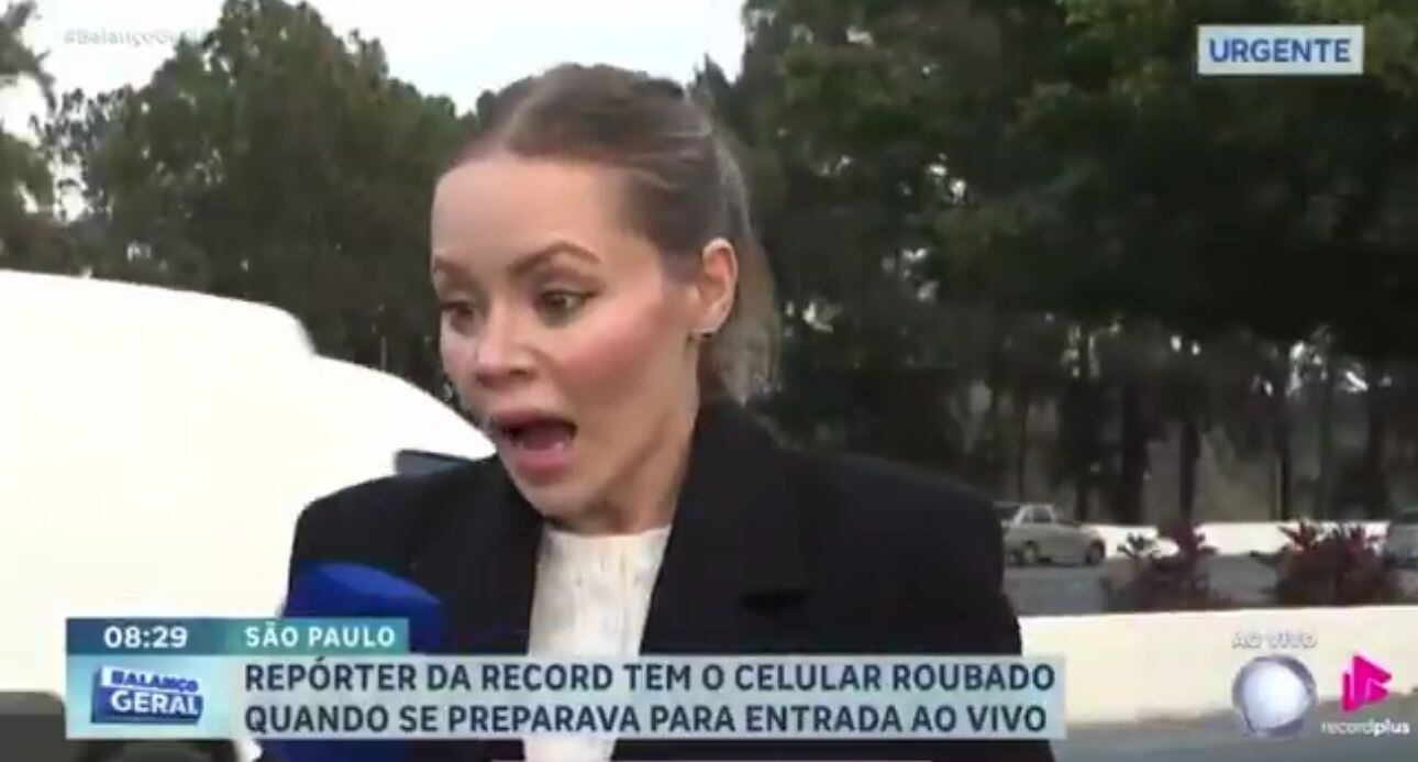 El ladrón tomó el celular y se escapó en su bicicleta