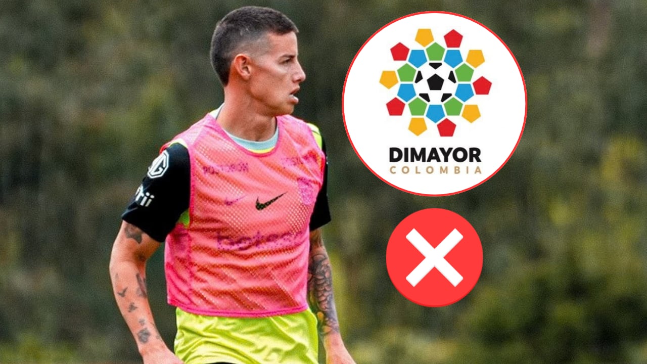 Había expectativa, pero finalmente Dimayor tomó una decisión final sobre el dorsal de James Rodríguez en Atlético Nacional.