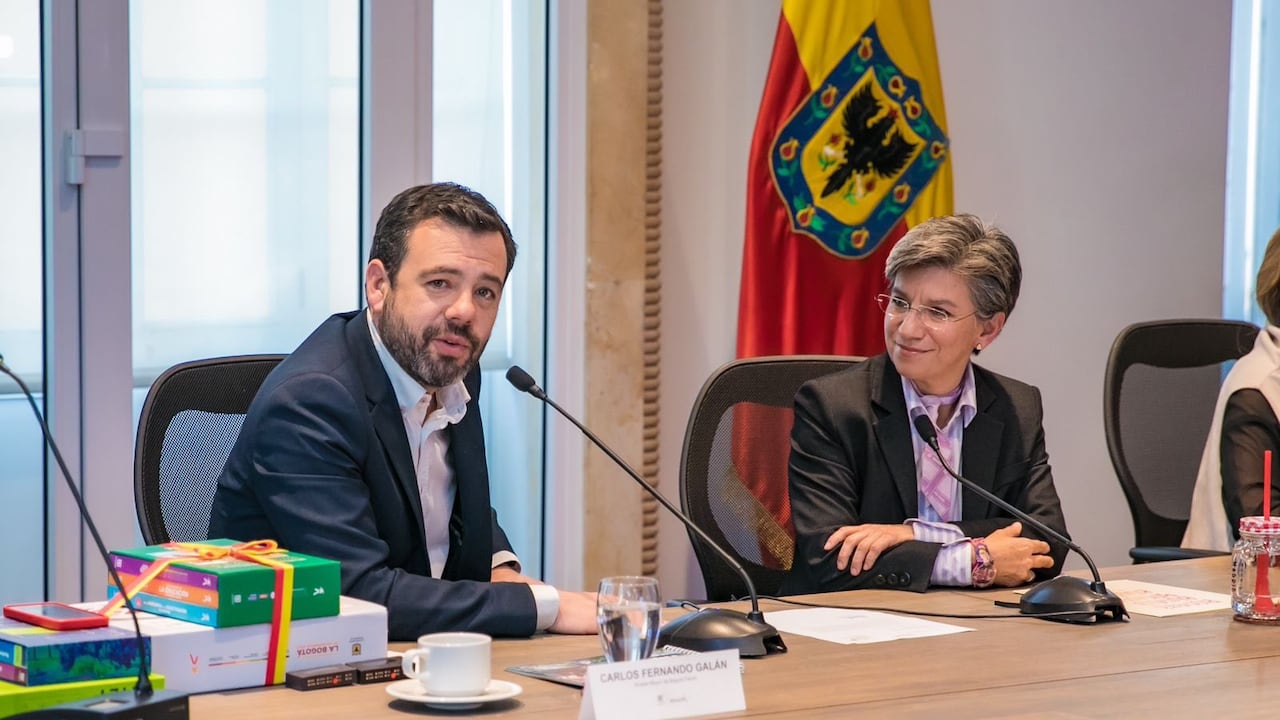 Carlos Fernando Galán y Claudia López.