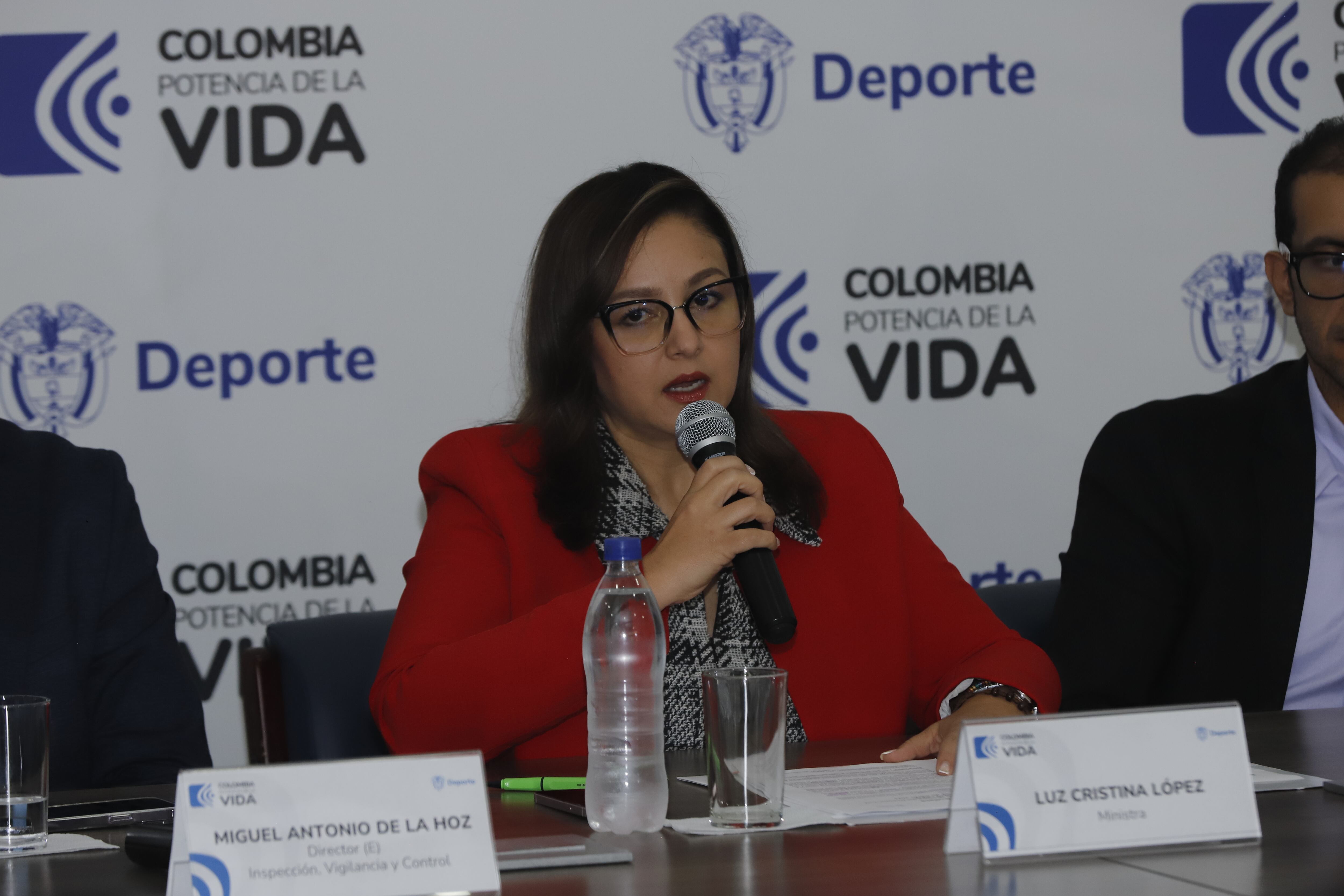 Rueda de Prensa Ministra del Deporte Luz Cristina López