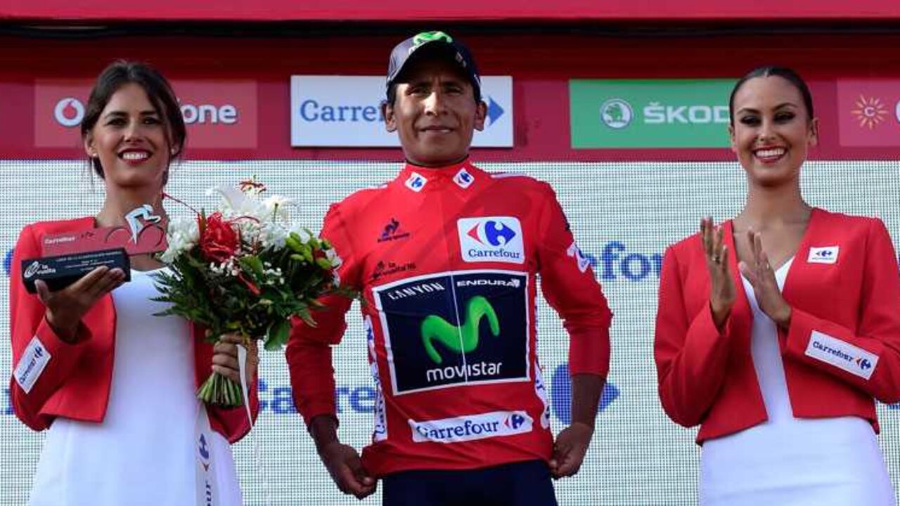 Nairo Quintana hace dos años también fue líder de la Vuelta a España, pero una caída perjudicó sus aspiraciones.