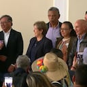 Gustavo Petro en la radicación de la reforma pensional en el Congreso de la República.