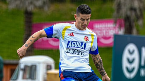 James Rodríguez, volante y capitán de la Selección Colombia.