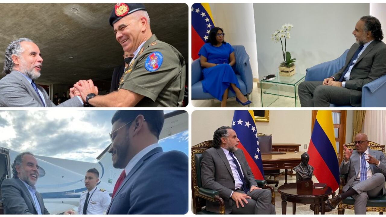 Armando Benedetti y su gira diplomática en Venezuela.
