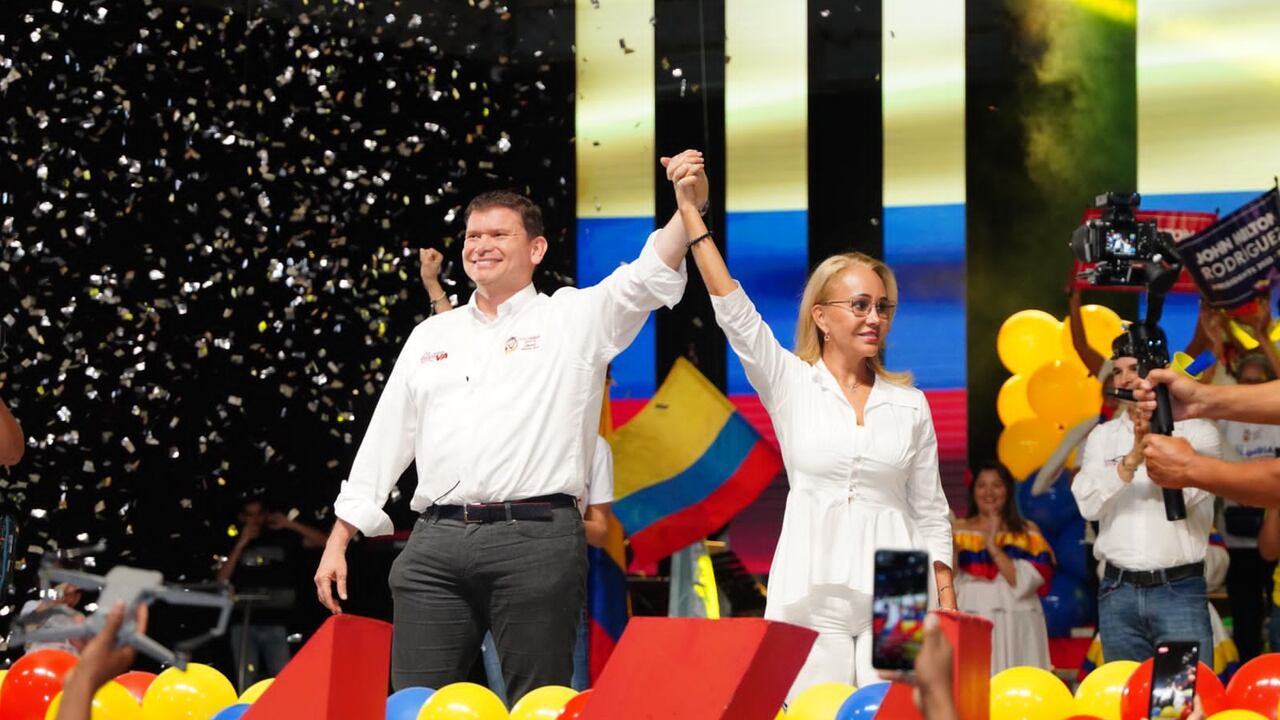 Cierre de campaña de John Milton Rodríguez, candidato a la Presidencia del partido Justa Libres. Cortesía de John Milton Rodríguez.