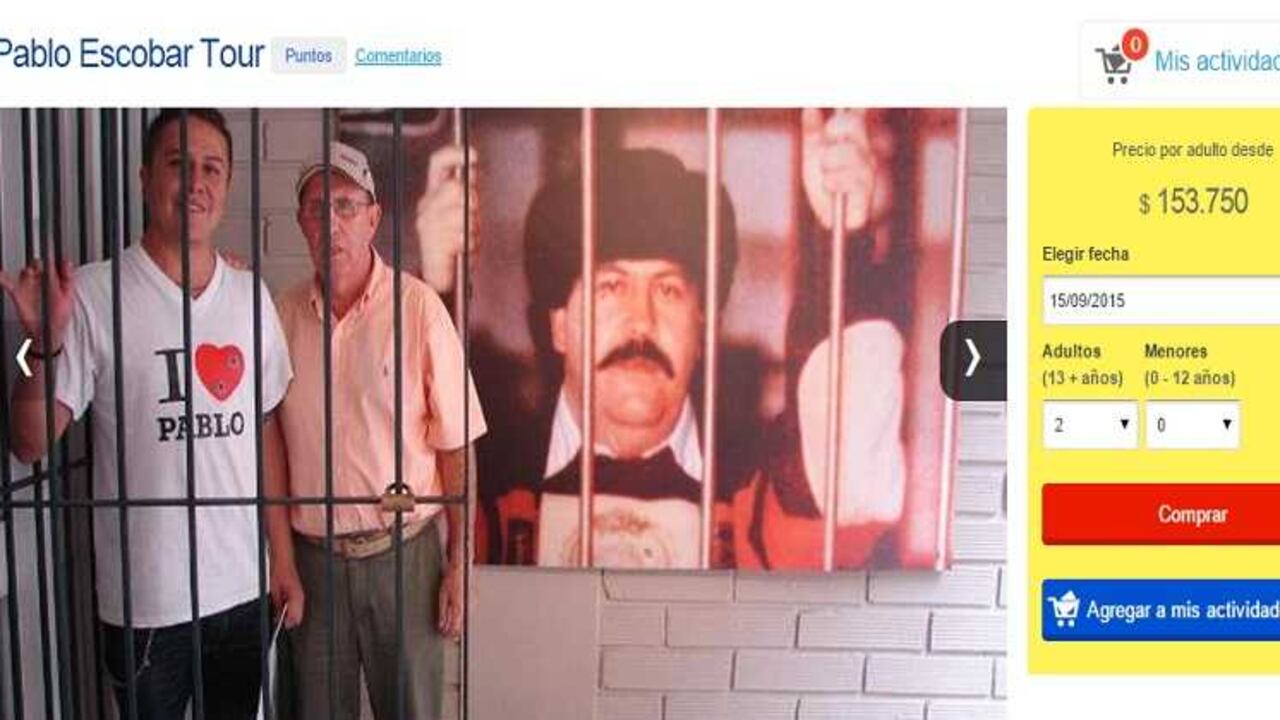 La promoción de la plataforma incluye una reunión con el hermano de Escobar.