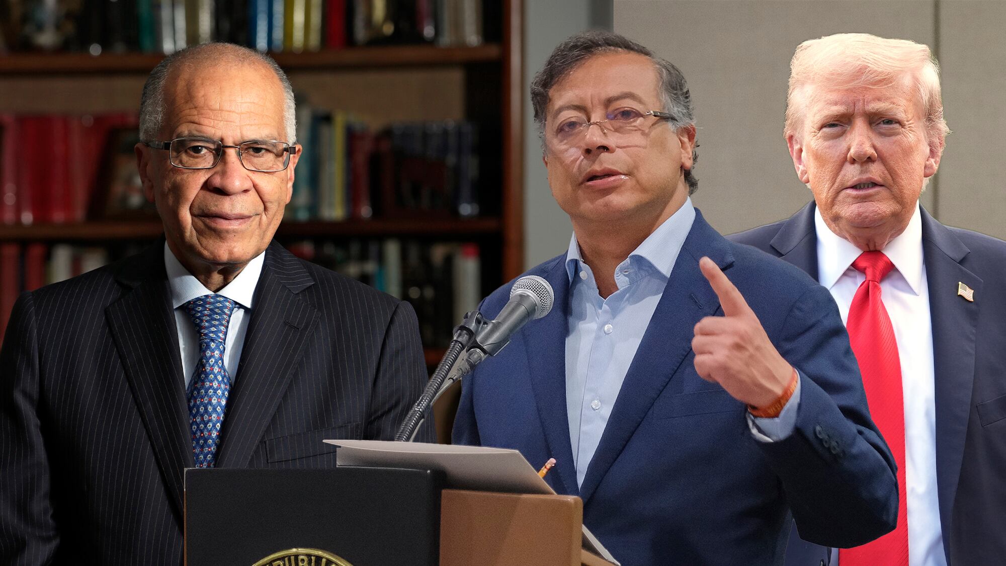 ALFONSO GOMEZ MENDEZ, GUSTAVO PETRO Y DONALD TRUMP