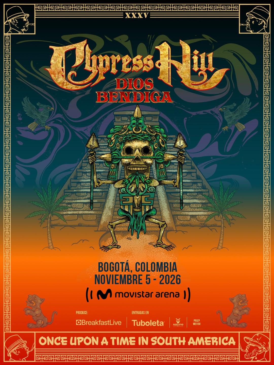 Cypress Hill regresa al Movistar, donde a comienzos de 2025 demostró su enorme dimensión.