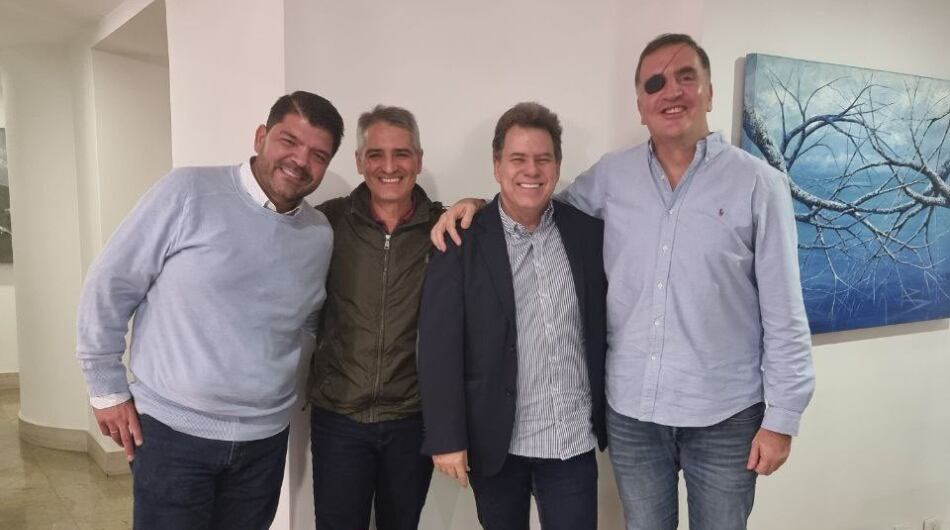 Juan Diego Gómez Jiménez, Andrés Julián Rendón Cardona, Eugenio Prieto Soto y Mauricio Tobón Franco.