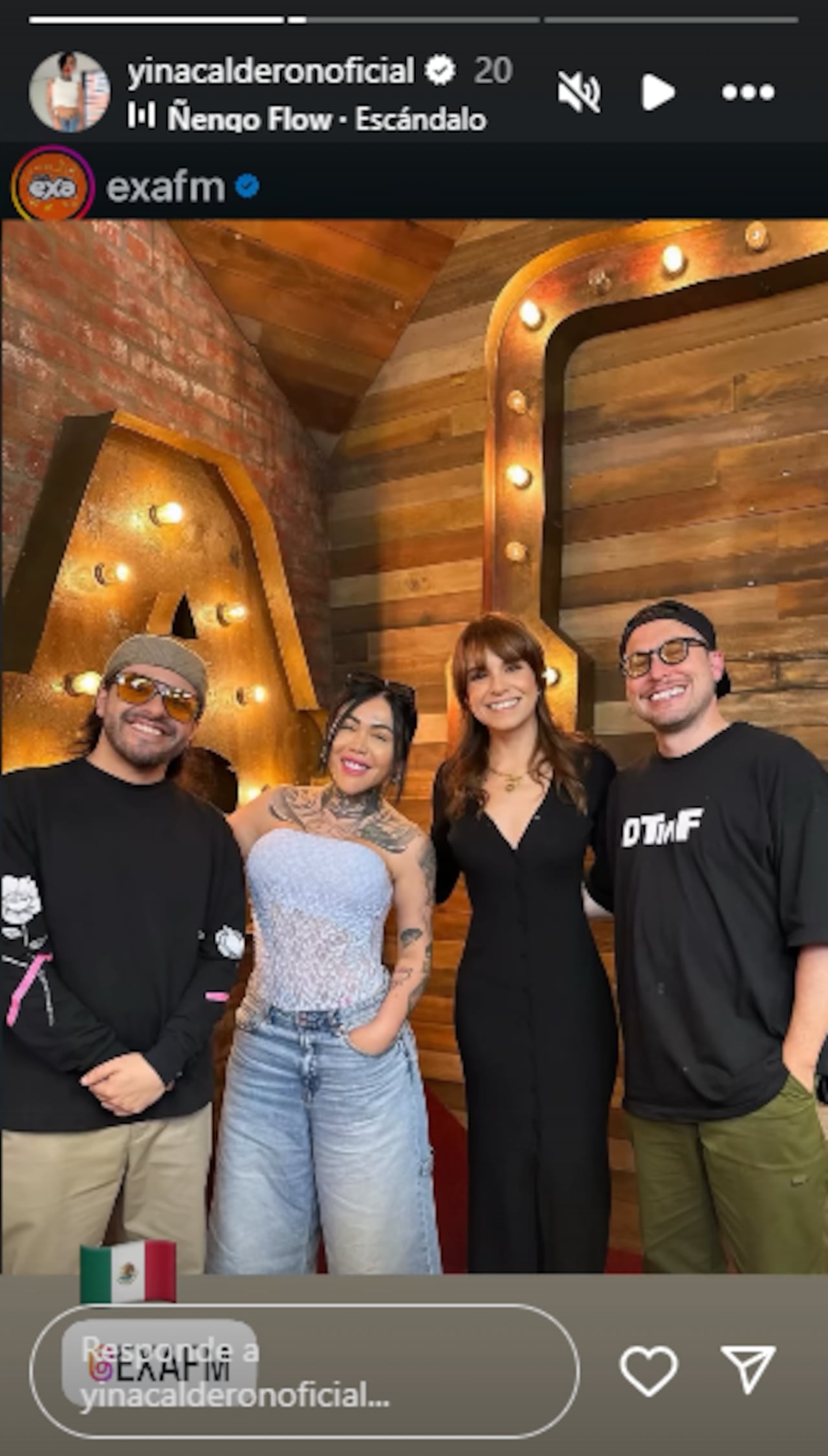 Yina Calderón está en México y en una entrevista habló de la salud de Epa Colombia.