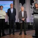 Gloria Inés Ramírez, Guillermo Alfonso Jaramillo, Ricardo Bonilla y Aurora Vergara.