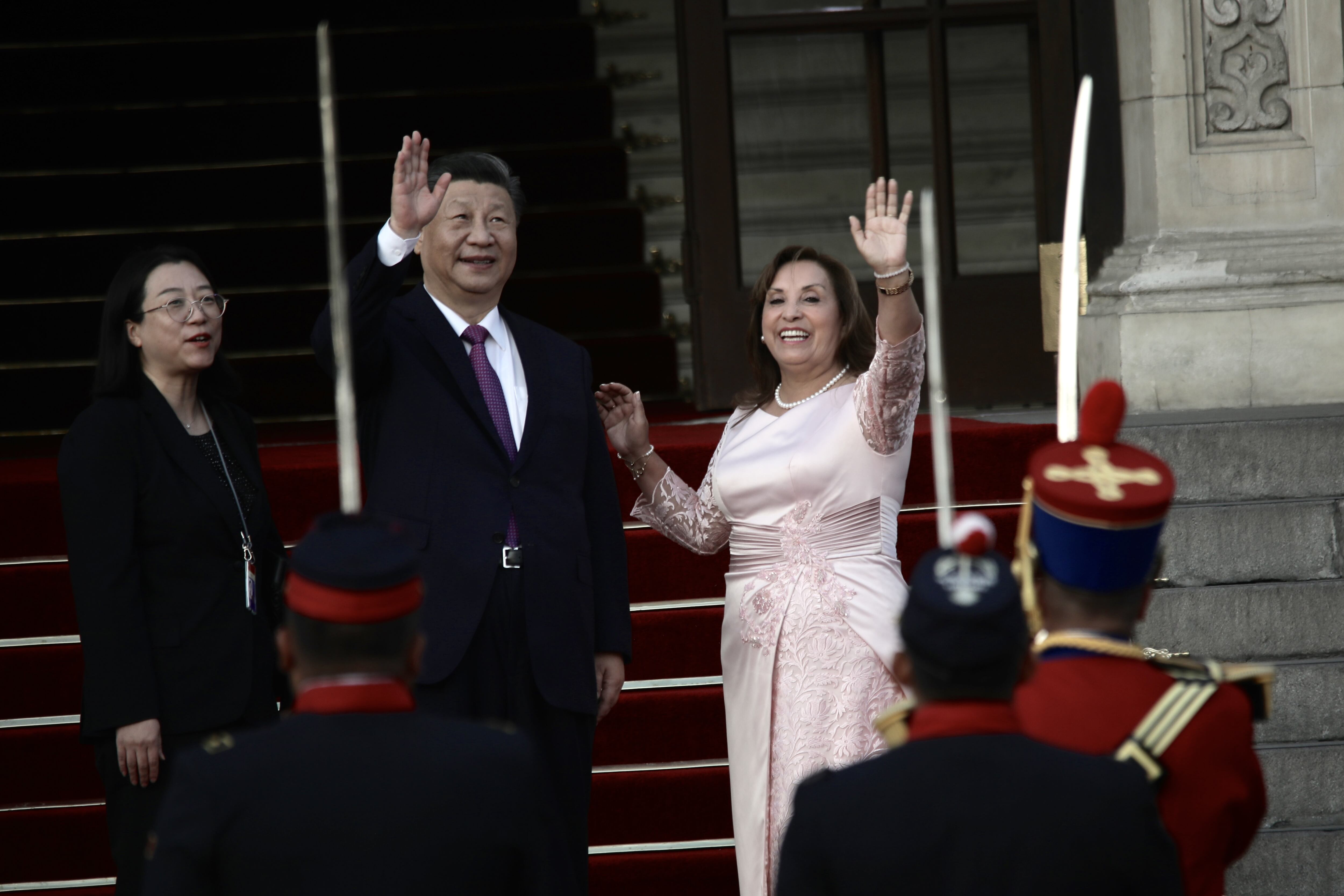 Dina Boluarte y Xi Jinping inauguran el megapuerto de Chancay
