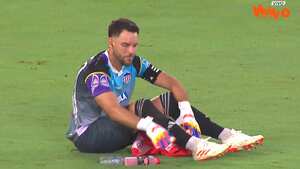 Viera rompió en llanto al final del primer tiempo