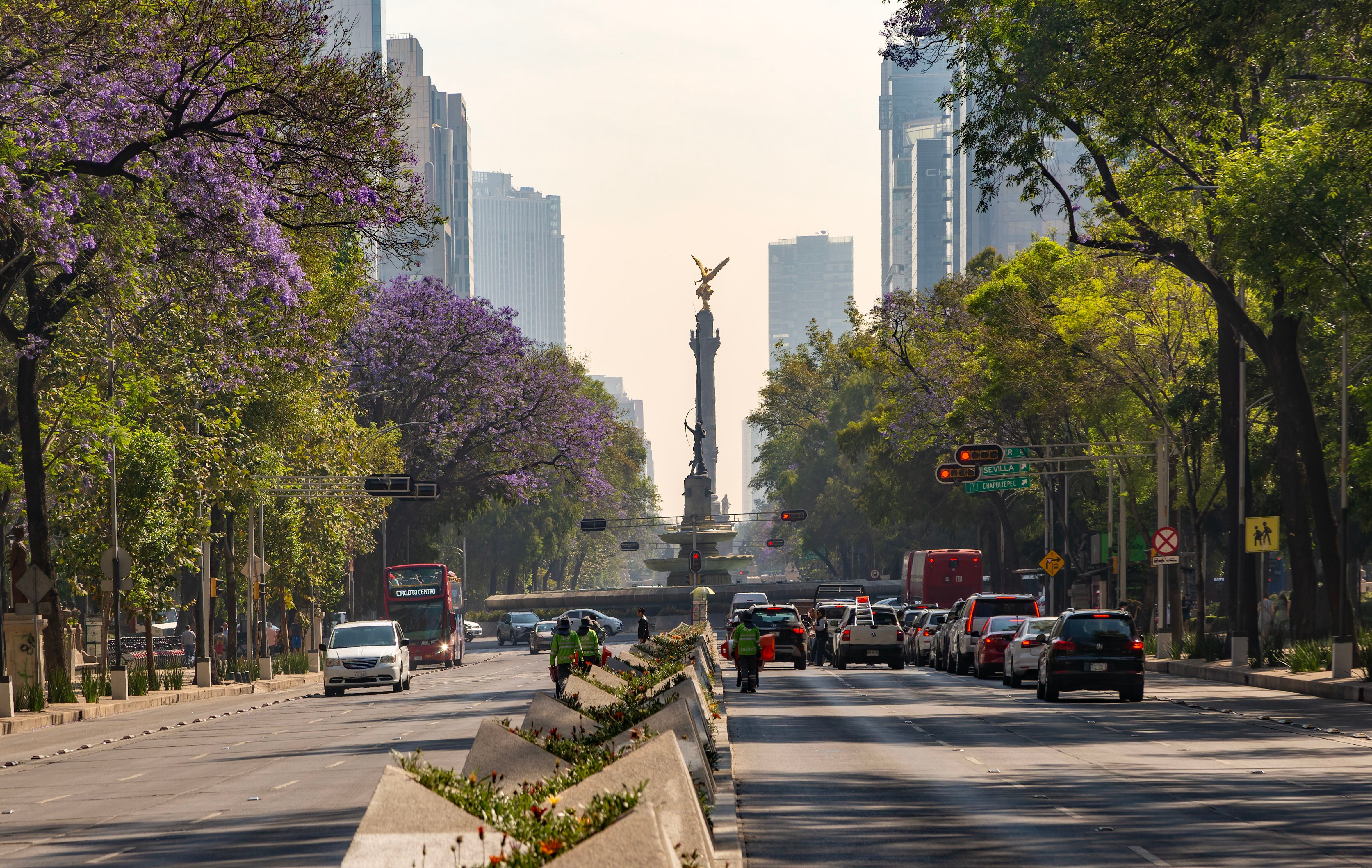 Paseo de la Reforma, una de las vías más famosas de Ciudad de México