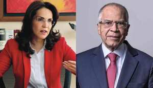 Viviane Morales y Alfonso Gómez Méndez.