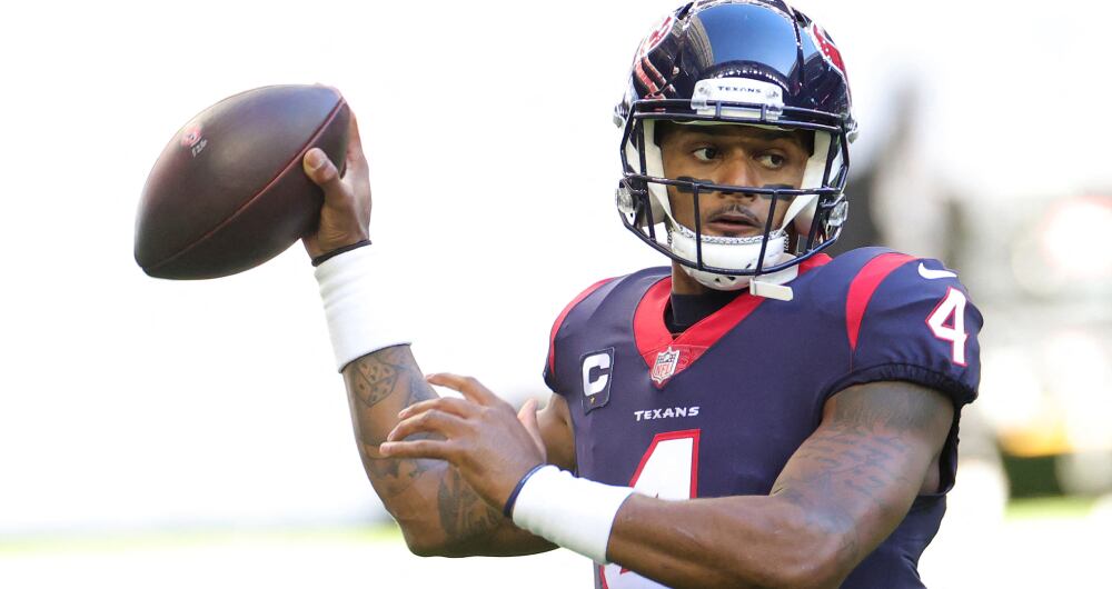 Deshaun Watson es demandado por agresión sexual. Foto: AFP / CARMEN MANDATO / GETTY IMAGES NORTH AMERICA