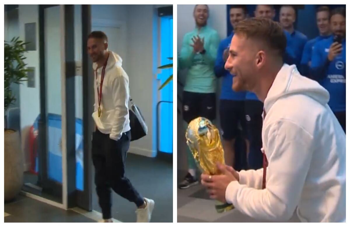 Mac Allister  llega a Brighton