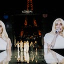 Elena Rose hizo su debut en Le Défilé en París acompañada por algunas de las figuras latinas que participaron en esta edición, entre ellas Renata Notni, Eva Longoria, Anitta, Liniker y Taís Araújo.