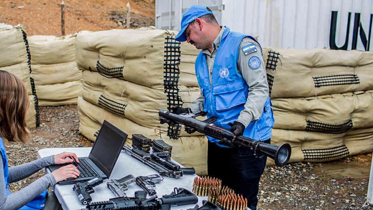 Este martes se llevará a cabo una ceremonia que marca el fin de la entrega de las armas de más de 9.500 de sus miembros (entre combatientes y milicianos) a observadores de Naciones Unidas.