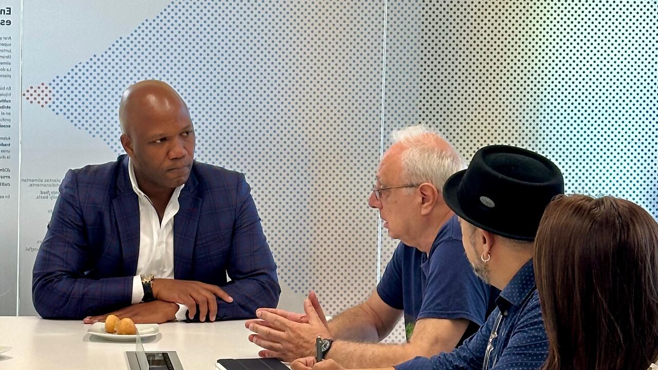 Alcalde de Palmira, Víctor Ramos, y Joe Tohme, director del CIAT