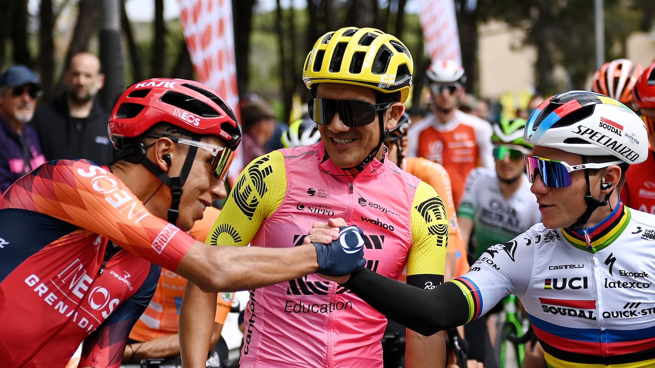 Egan Bernal se quedó esperando por Remco Evenepoel.