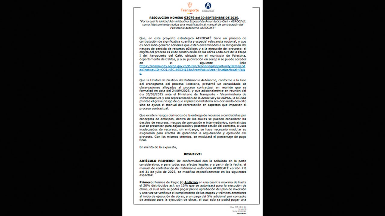La licitación se habría hecho con el anticipo que el presidente había negado.