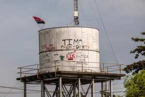 Grafitis ELN y FARC.
Tibú. Catatumbo-Nortre de Santander Julio 21 de 2022.
Foto: Juan Carlos Sierra-Revista Semana.