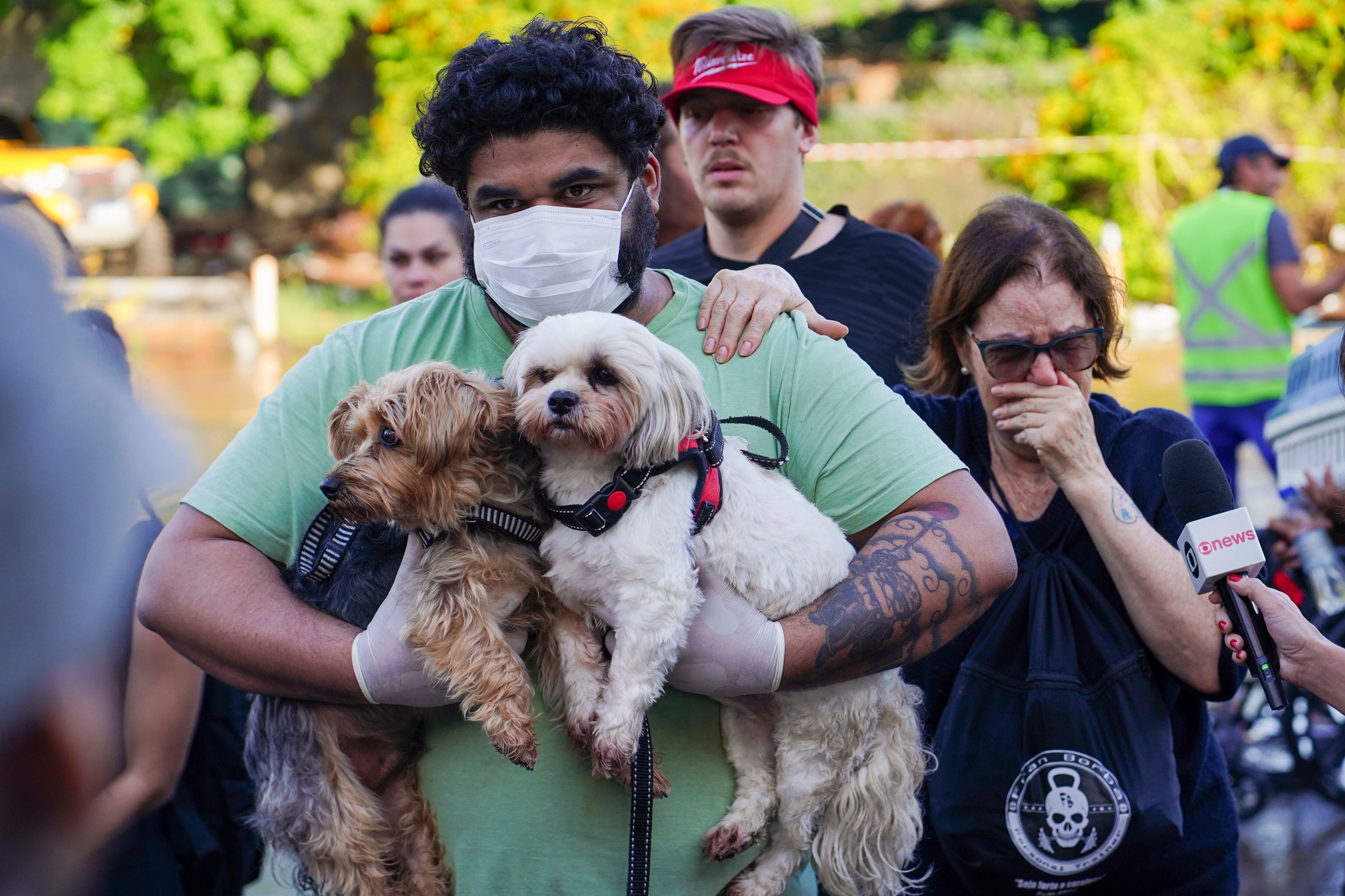Inundaciones en Porto Alegre, estado de Rio Grande do Sul.