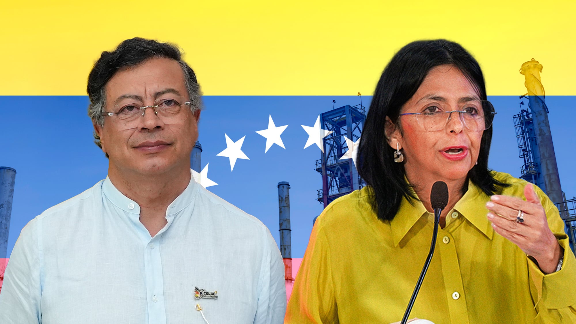 Presidente Gustavo Petro, Presidenta Delcy Rodríguez