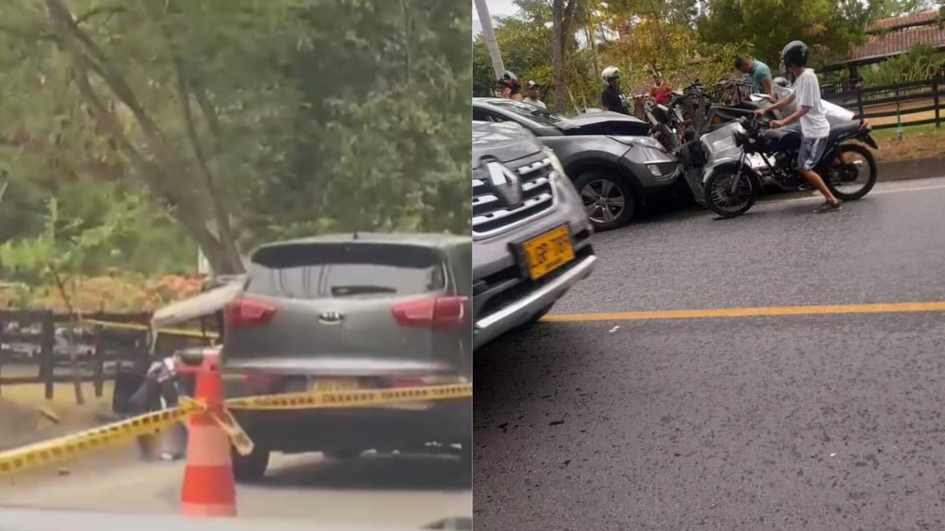 Trágico accidente en Santa Fe de Antioquia deja tres personas muertas.