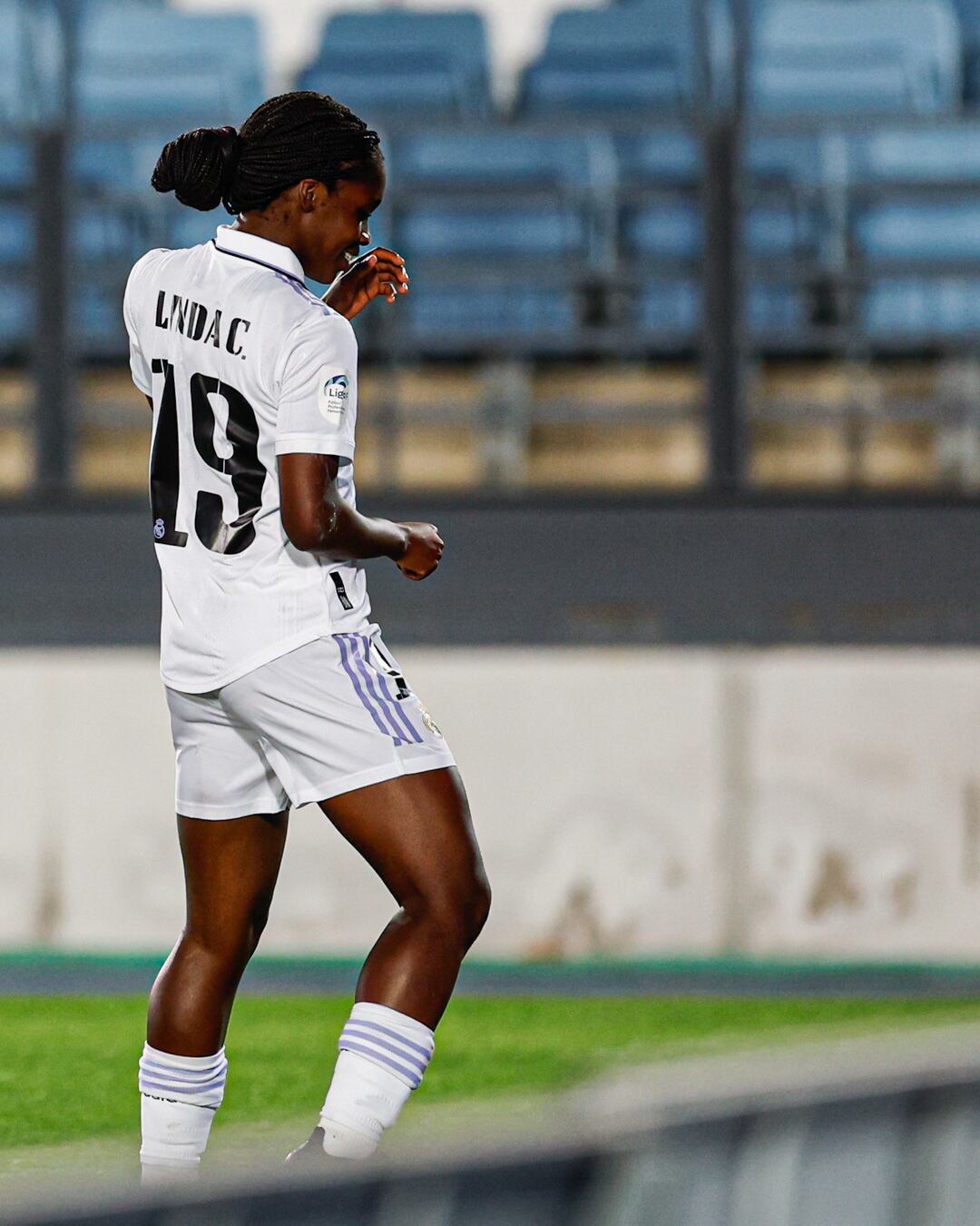 Linda Caicedo anotó su segundo gol con el Madrid desde que fue fichada.