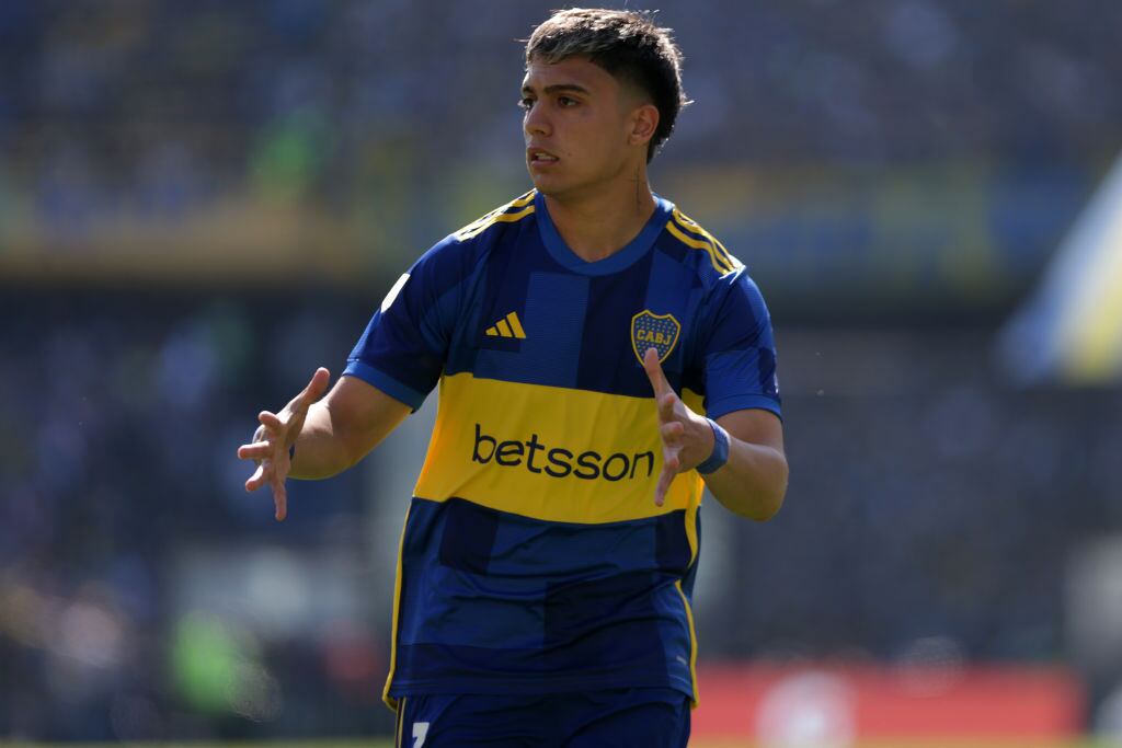 Exequiel Zeballos, jugador de Boca Juniors