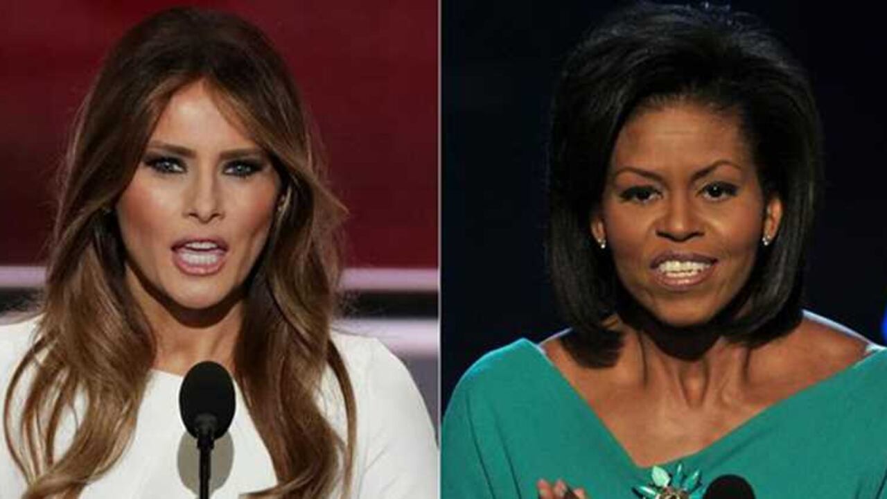 Melania Trump y Michelle Obama